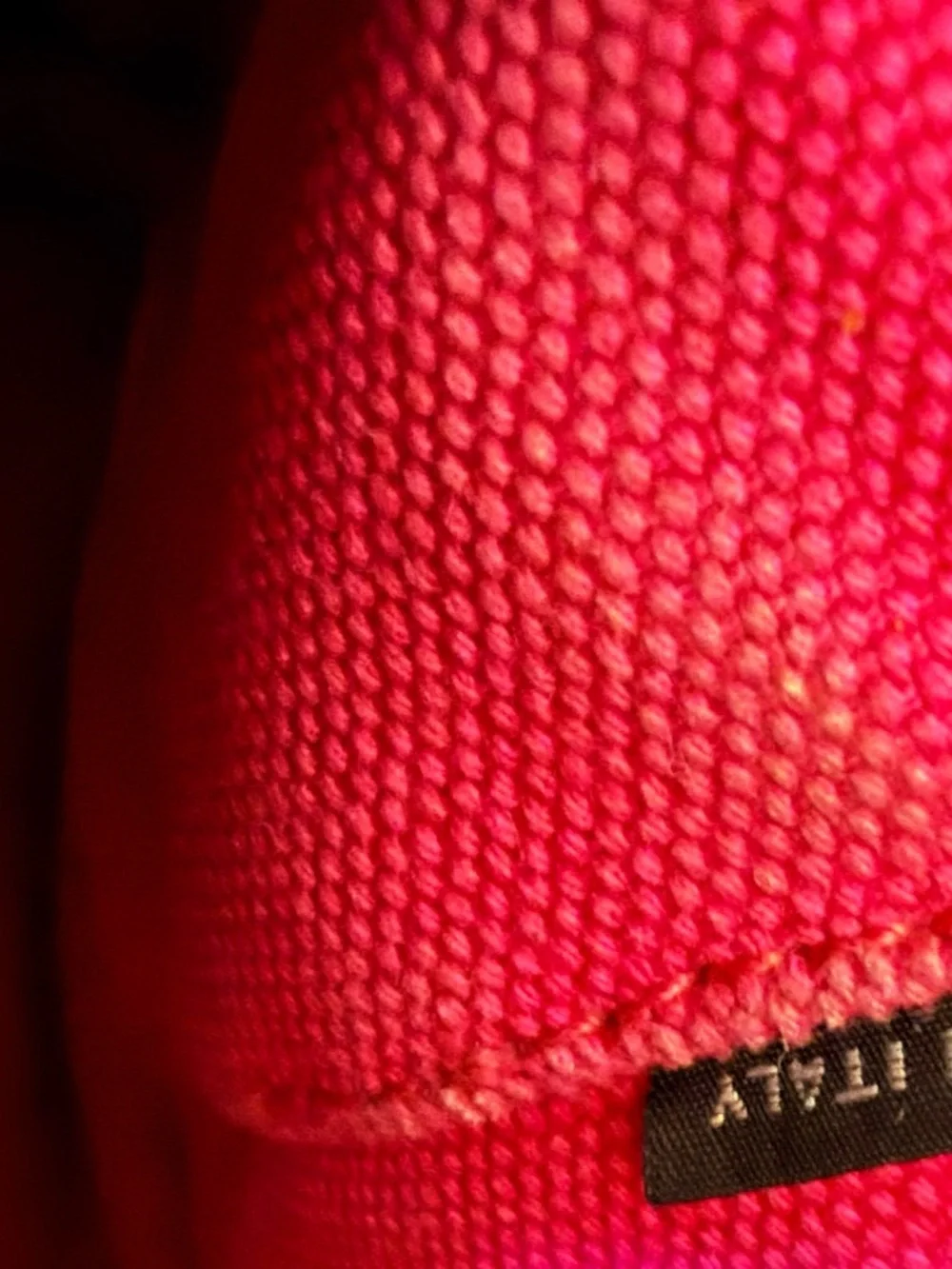 Prada Hot Pink Canvas Crossbody with Gold Hardware - Picture 9 of 10